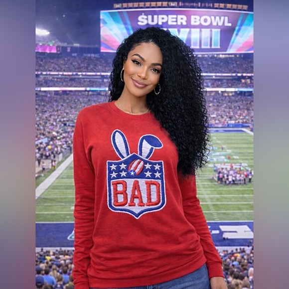 Tops - BAD BUNNY SUPER BOWL Graphic Sweatshirt
